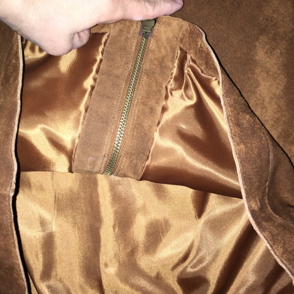 Moda International Suede Mini Skirt - Picture 2 of 3